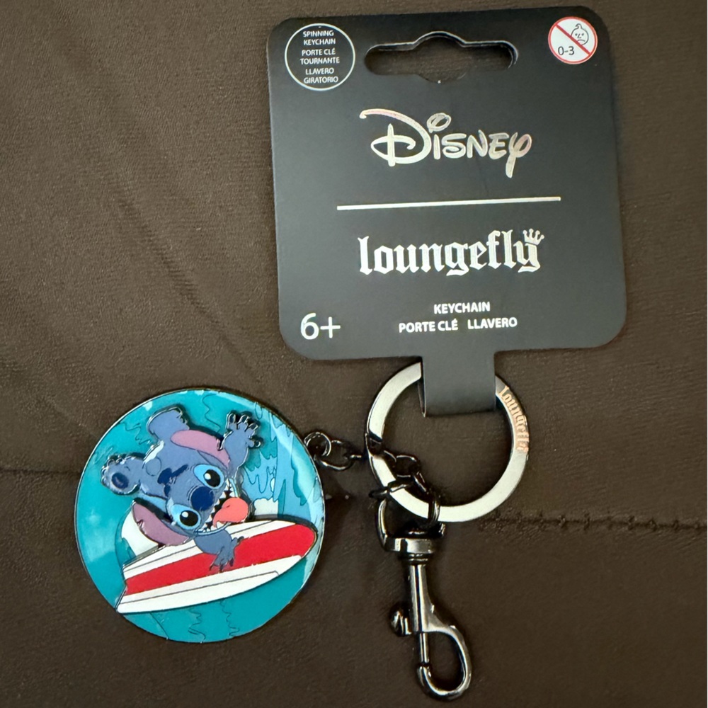 Loungefly Disney Stitch Surfing Keychain